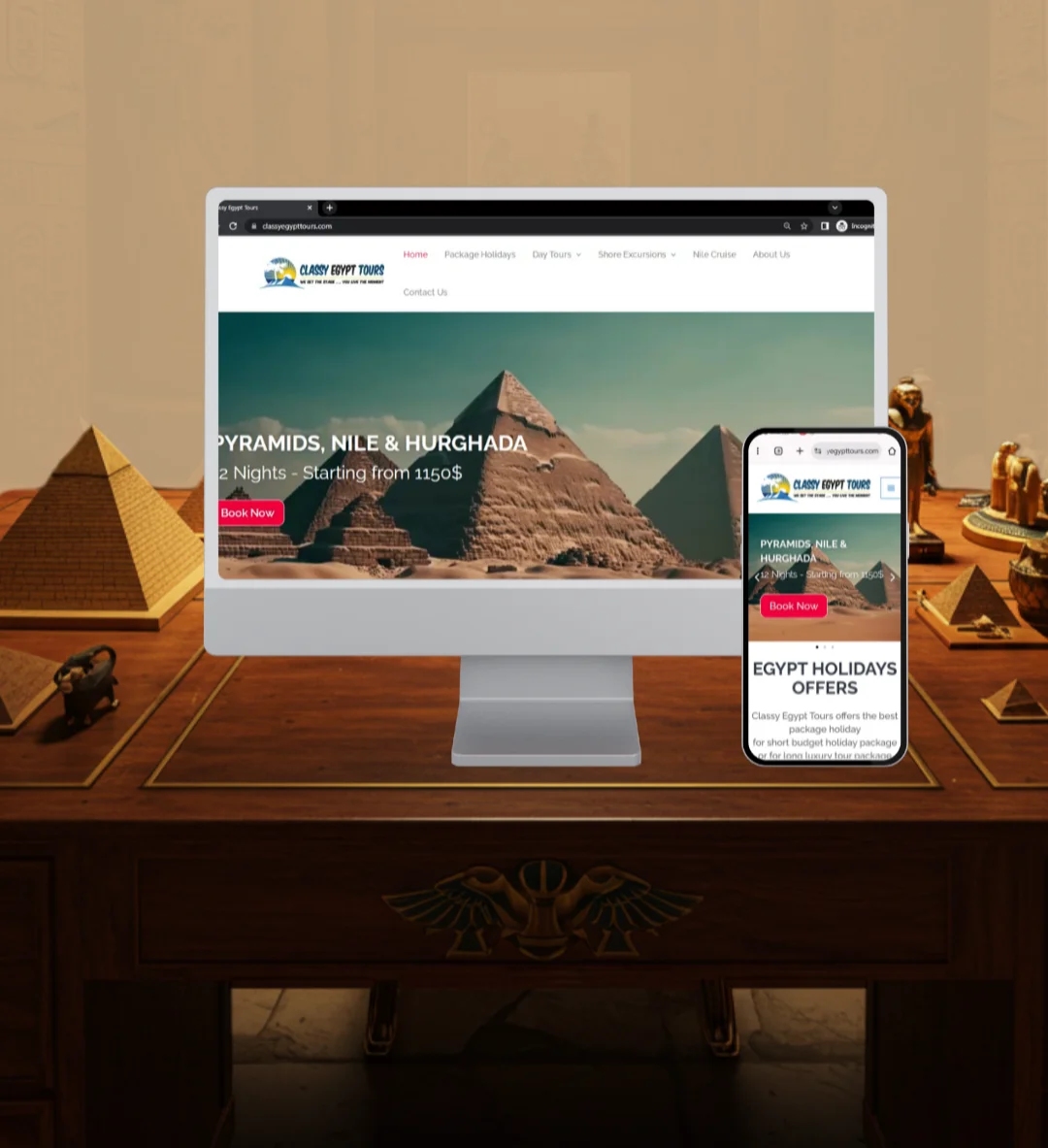 Classy Egypt Tours | Travel WordPress Web by Mohamed Mahran