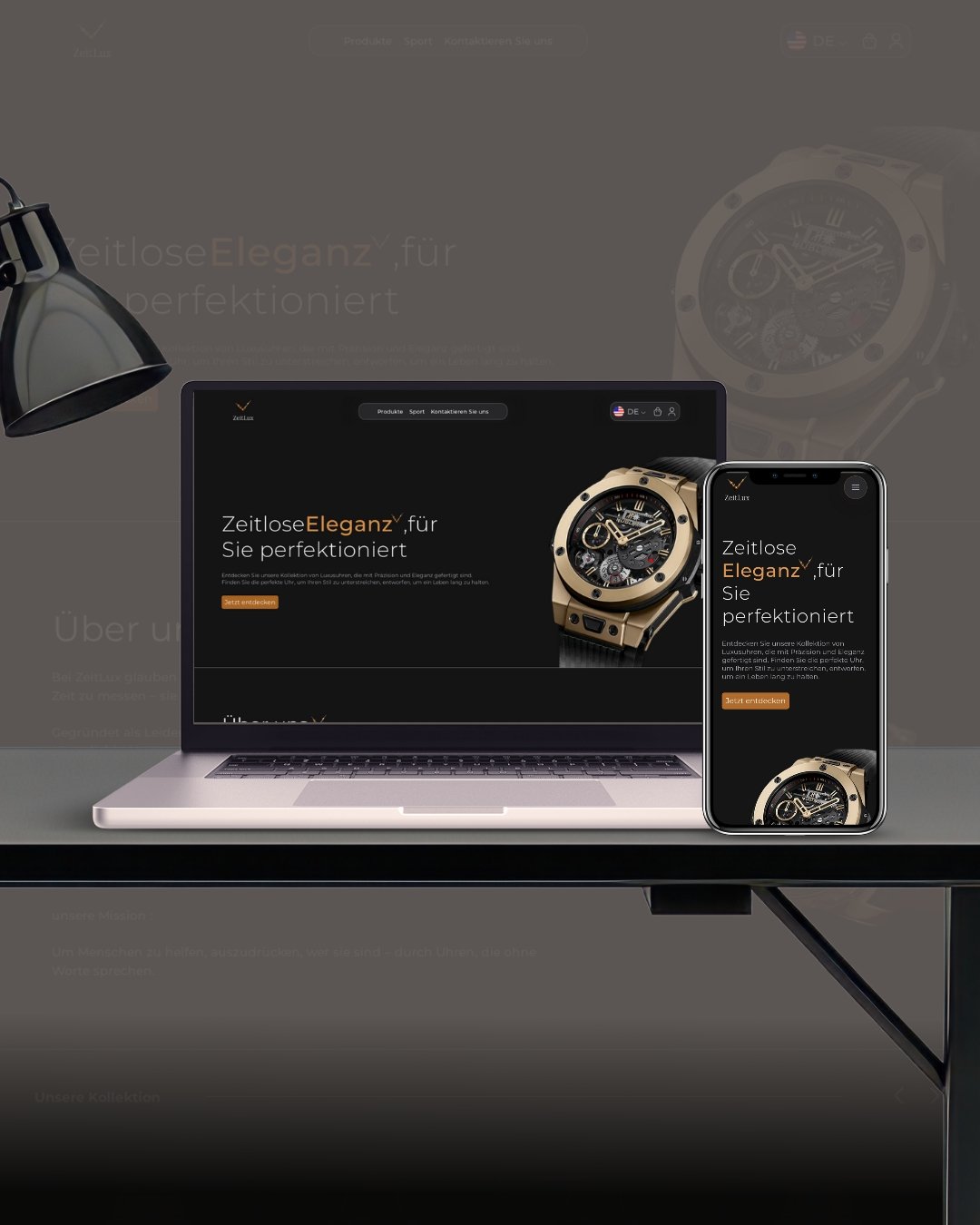 ZeitLux | Watches Online Store with React by Mohamed Mahran